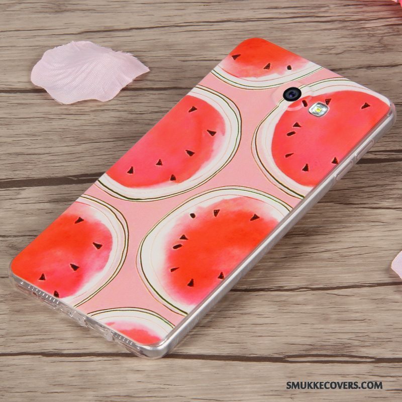 Etui Samsung Galaxy A9 Beskyttelse Høj Grøn, Cover Samsung Galaxy A9 Cartoon Lyse Telefon