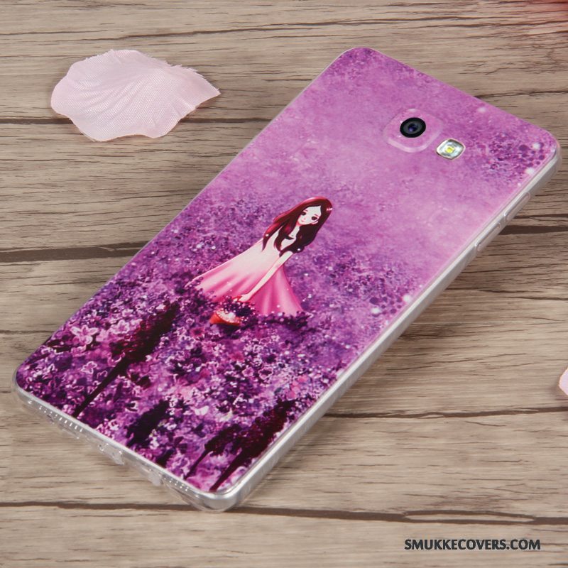 Etui Samsung Galaxy A9 Beskyttelse Høj Grøn, Cover Samsung Galaxy A9 Cartoon Lyse Telefon