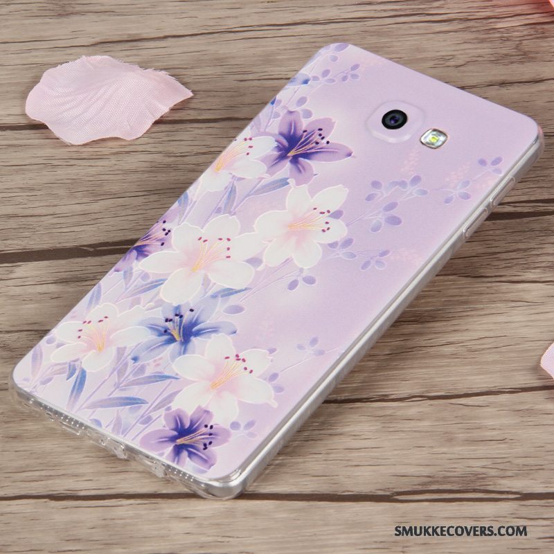 Etui Samsung Galaxy A9 Beskyttelse Høj Grøn, Cover Samsung Galaxy A9 Cartoon Lyse Telefon