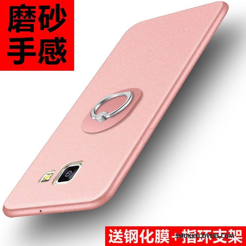 Etui Samsung Galaxy A9 Beskyttelse Høj Telefon, Cover Samsung Galaxy A9 Tasker Nubuck Rød