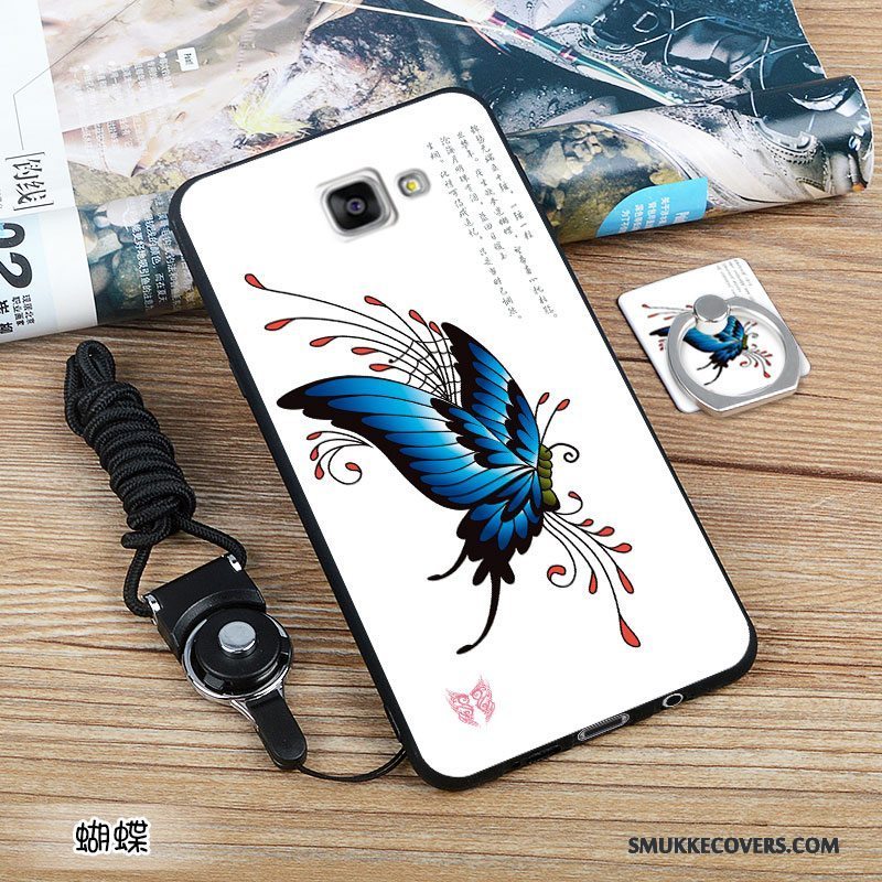 Etui Samsung Galaxy A9 Blød Af Personlighed Europa, Cover Samsung Galaxy A9 Silikone Telefonsort