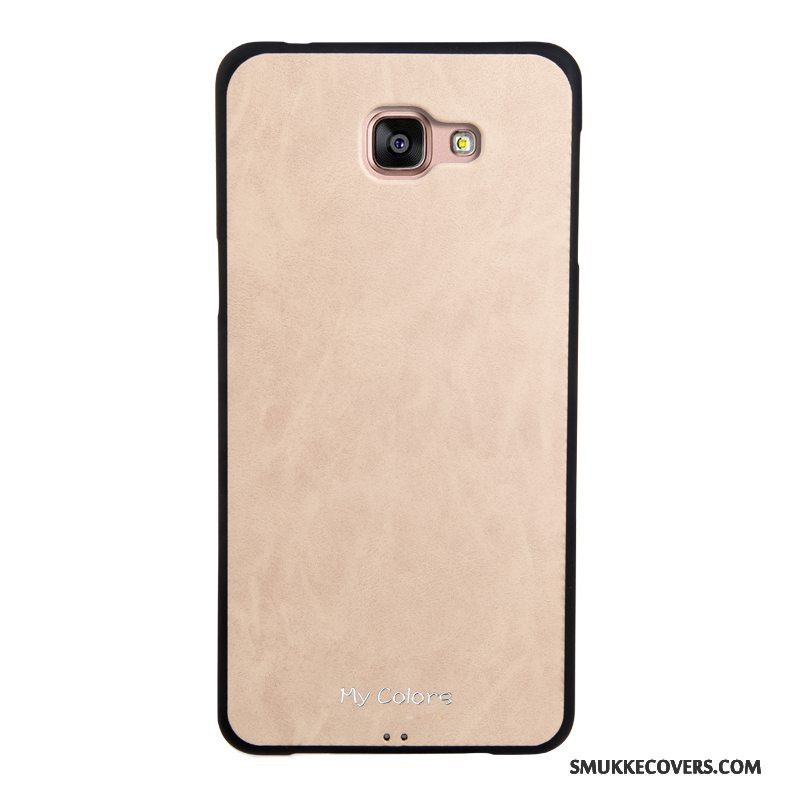 Etui Samsung Galaxy A9 Blød Telefonbusiness, Cover Samsung Galaxy A9 Læder Khaki