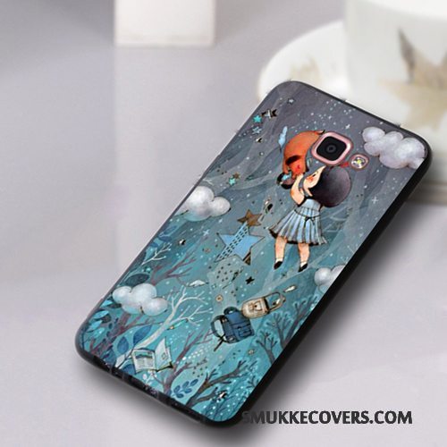 Etui Samsung Galaxy A9 Blød Telefontrend, Cover Samsung Galaxy A9 Silikone Hvid Høj