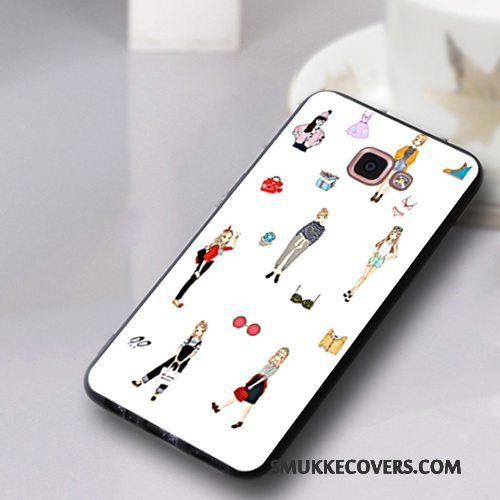 Etui Samsung Galaxy A9 Blød Telefontrend, Cover Samsung Galaxy A9 Silikone Hvid Høj