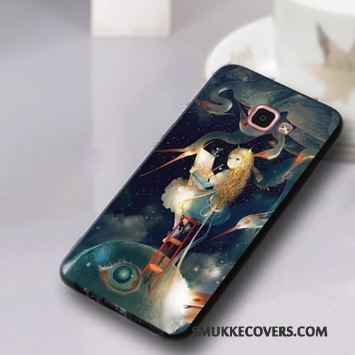 Etui Samsung Galaxy A9 Blød Telefontrend, Cover Samsung Galaxy A9 Silikone Hvid Høj