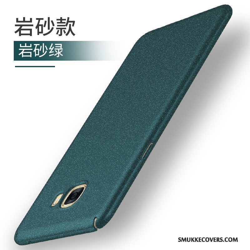 Etui Samsung Galaxy A9 Farve Anti-fald Nubuck, Cover Samsung Galaxy A9 Tasker Hård Telefon