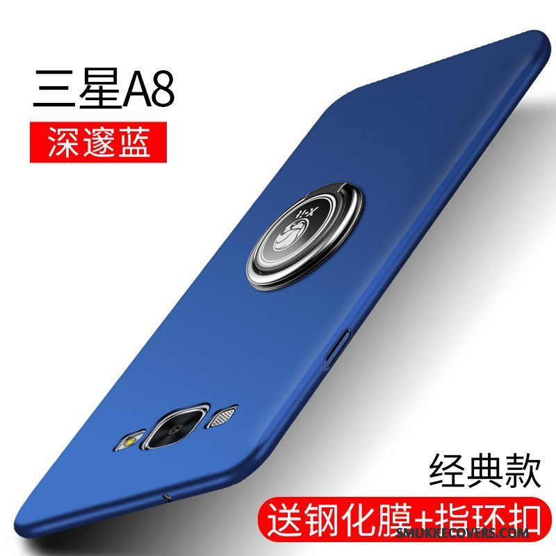 Etui Samsung Galaxy A9 Farve Nubuck Telefon, Cover Samsung Galaxy A9 Silikone Anti-fald