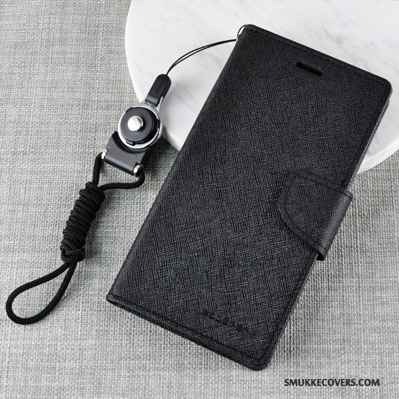 Etui Samsung Galaxy A9 Læder Telefonrød, Cover Samsung Galaxy A9 Folio Høj