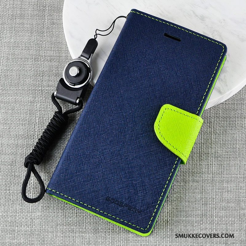 Etui Samsung Galaxy A9 Læder Telefonrød, Cover Samsung Galaxy A9 Folio Høj