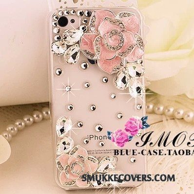 Etui Samsung Galaxy A9 Strass Anti-fald Lyserød, Cover Samsung Galaxy A9 Blød Ring Telefon