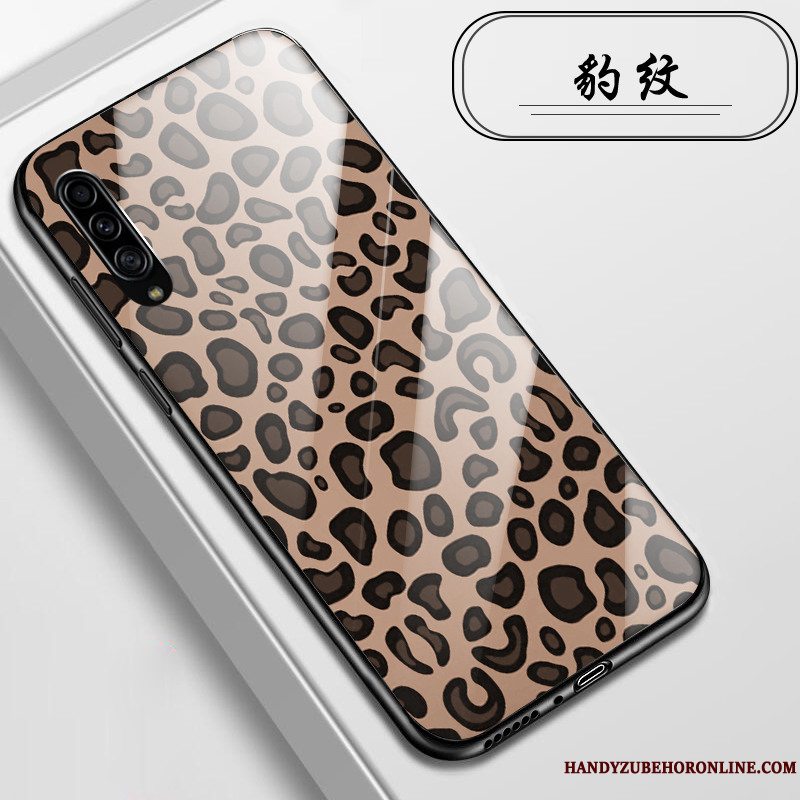 Etui Samsung Galaxy A90 5g Beskyttelse Leopard Glas, Cover Samsung Galaxy A90 5g Lyserød Telefon