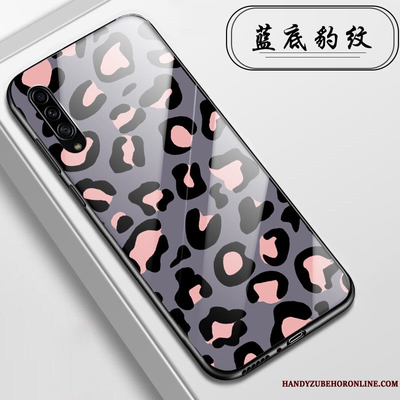 Etui Samsung Galaxy A90 5g Beskyttelse Leopard Glas, Cover Samsung Galaxy A90 5g Lyserød Telefon