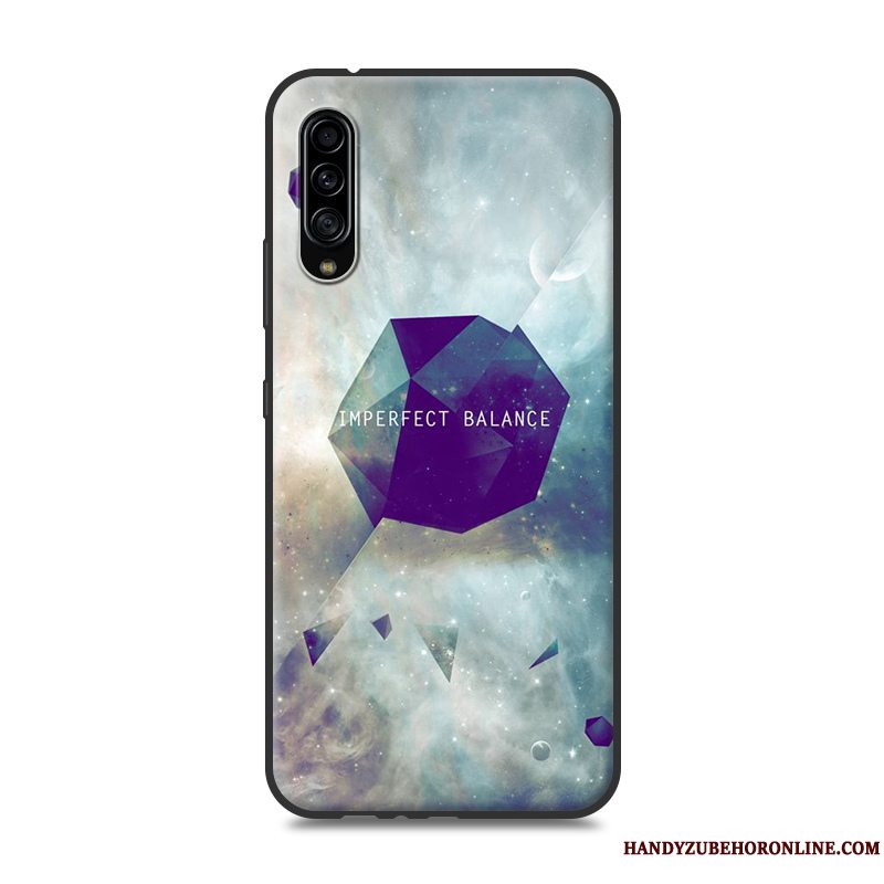 Etui Samsung Galaxy A90 5g Beskyttelse Scenery Hvid, Cover Samsung Galaxy A90 5g Malet Telefon