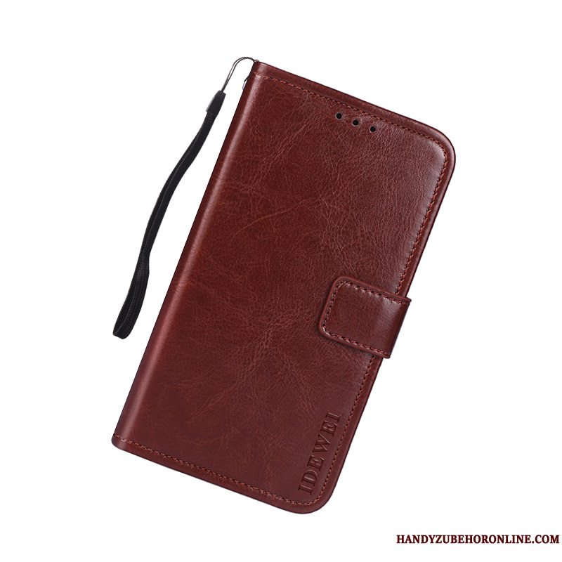 Etui Samsung Galaxy A90 5g Blød Rød Telefon, Cover Samsung Galaxy A90 5g Folio Af Personlighed Trend