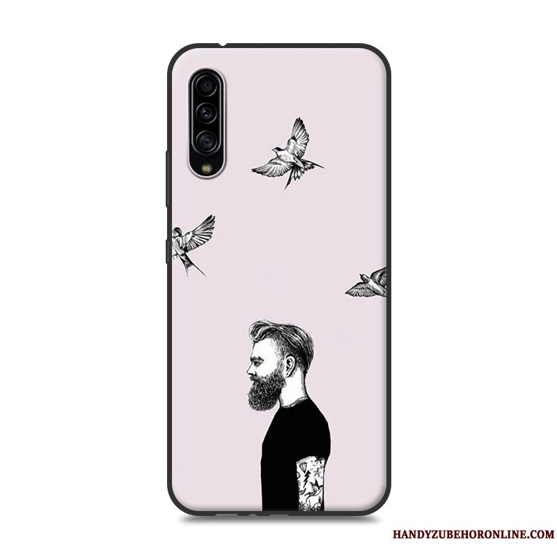 Etui Samsung Galaxy A90 5g Cartoon Elskeren Gul, Cover Samsung Galaxy A90 5g Beskyttelse Telefon