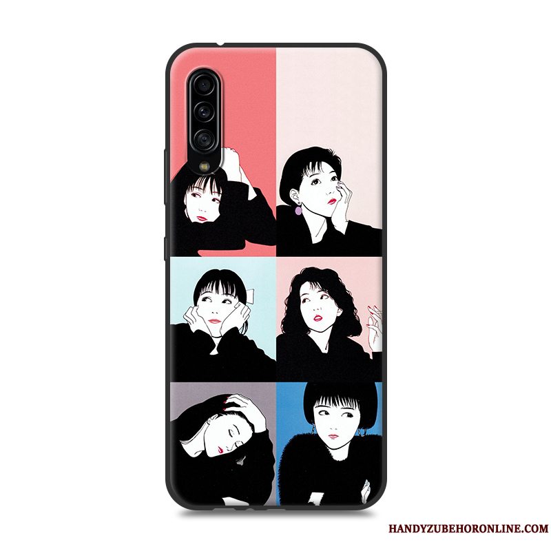 Etui Samsung Galaxy A90 5g Cartoon Elskeren Gul, Cover Samsung Galaxy A90 5g Beskyttelse Telefon