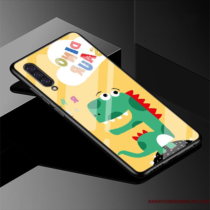 Etui Samsung Galaxy A90 5g Cartoon Glas Nubuck, Cover Samsung Galaxy A90 5g Kreativ Telefonbusiness