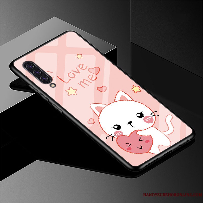 Etui Samsung Galaxy A90 5g Cartoon Glas Nubuck, Cover Samsung Galaxy A90 5g Kreativ Telefonbusiness