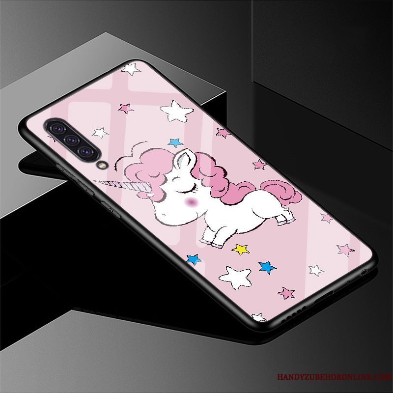 Etui Samsung Galaxy A90 5g Cartoon Glas Nubuck, Cover Samsung Galaxy A90 5g Kreativ Telefonbusiness