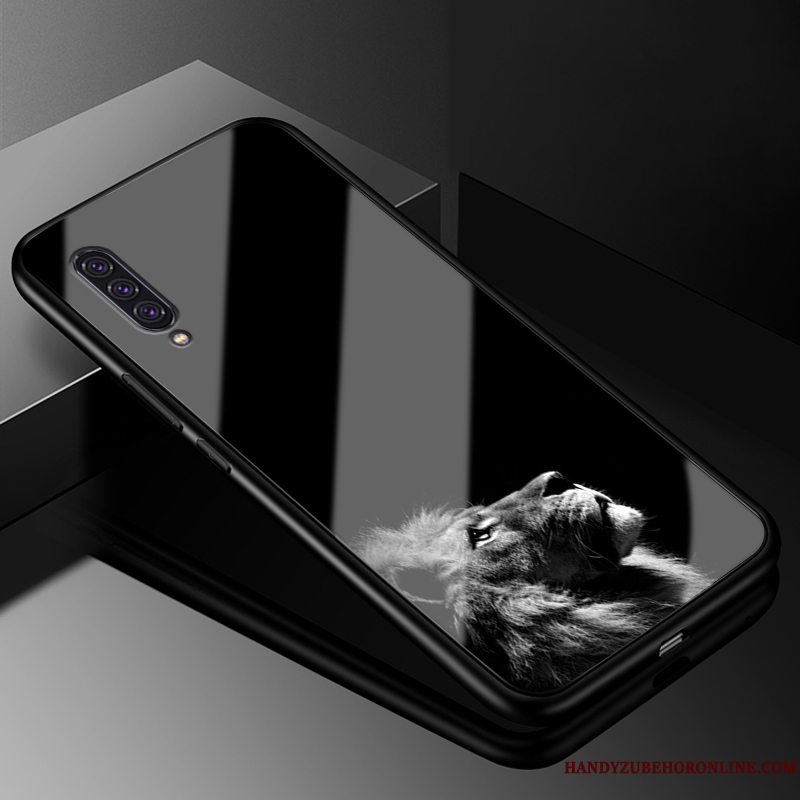Etui Samsung Galaxy A90 5g Cartoon Hvid Telefon, Cover Samsung Galaxy A90 5g Tasker Glas Elskeren