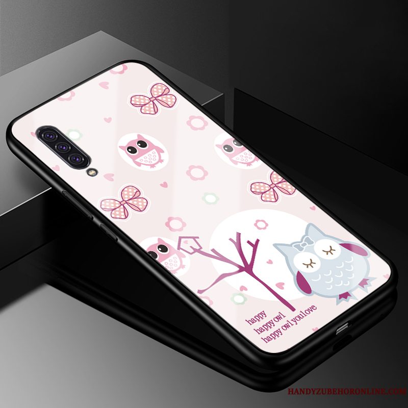 Etui Samsung Galaxy A90 5g Cartoon Hård Smuk, Cover Samsung Galaxy A90 5g Beskyttelse Simple Glas