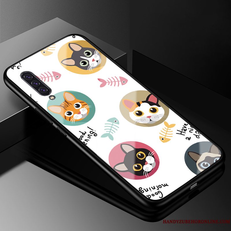 Etui Samsung Galaxy A90 5g Cartoon Hård Smuk, Cover Samsung Galaxy A90 5g Beskyttelse Simple Glas