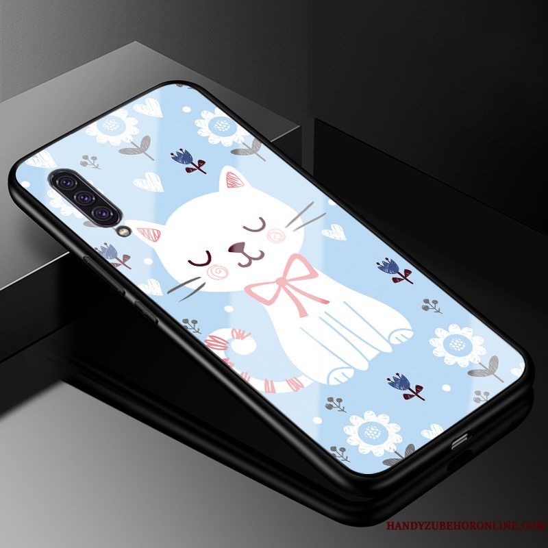 Etui Samsung Galaxy A90 5g Cartoon Hård Smuk, Cover Samsung Galaxy A90 5g Beskyttelse Simple Glas