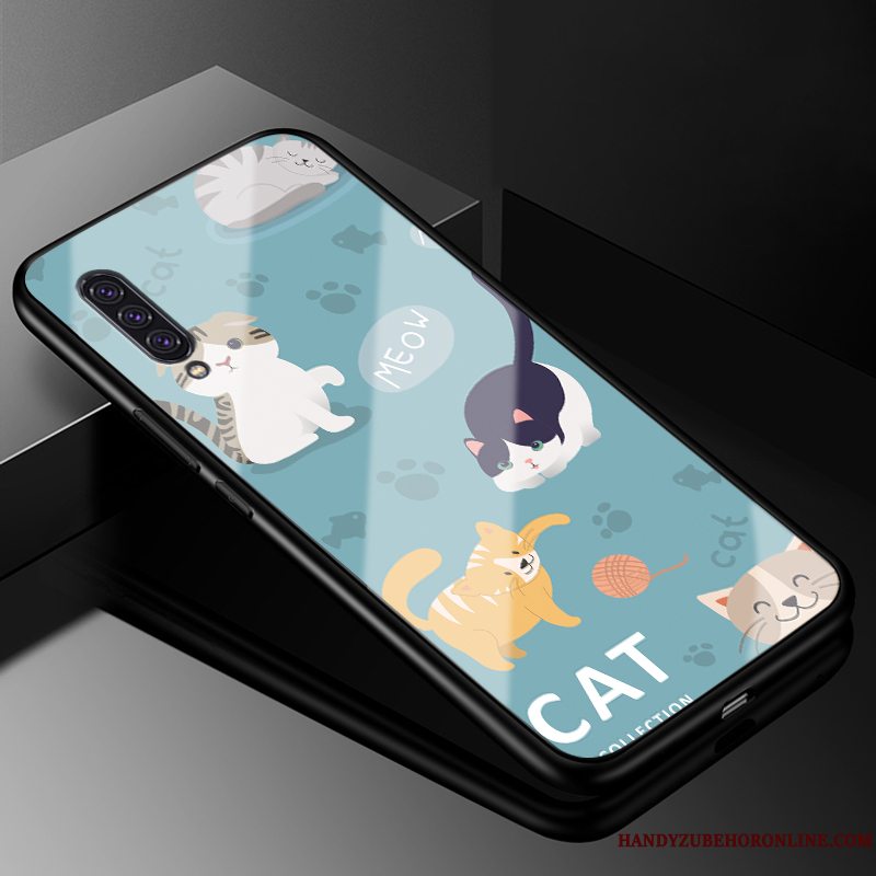 Etui Samsung Galaxy A90 5g Cartoon Hård Smuk, Cover Samsung Galaxy A90 5g Beskyttelse Simple Glas