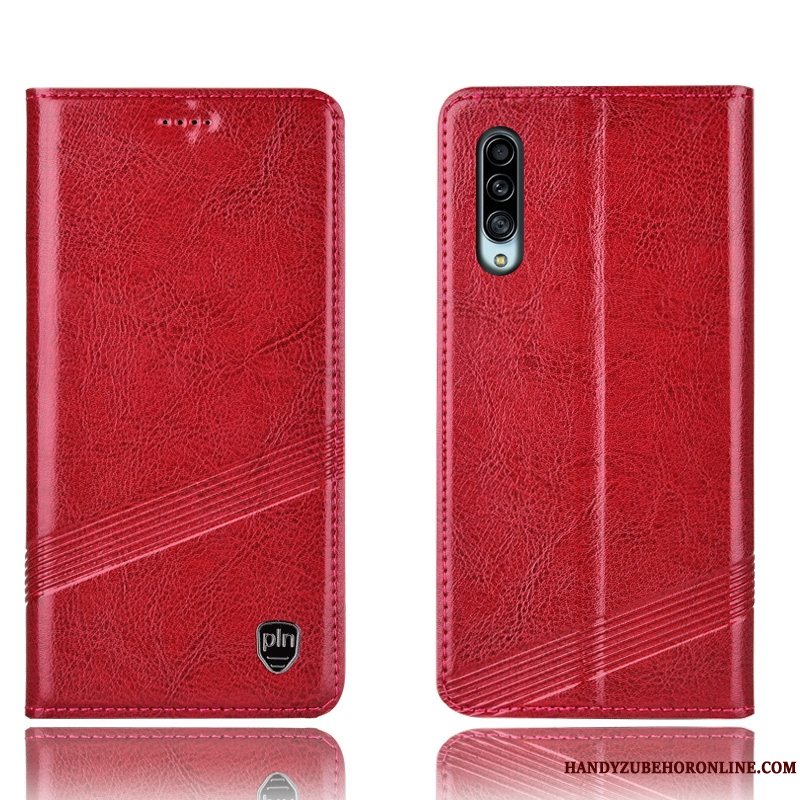 Etui Samsung Galaxy A90 5g Folio Anti-fald Telefon, Cover Samsung Galaxy A90 5g Tasker Sort