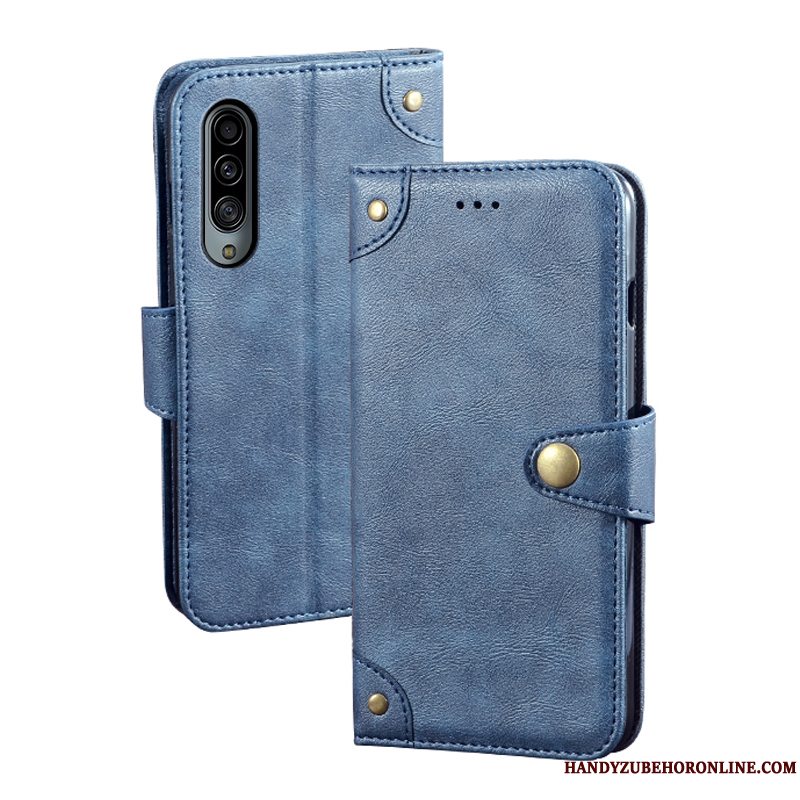 Etui Samsung Galaxy A90 5g Folio Rød Telefon, Cover Samsung Galaxy A90 5g Læder