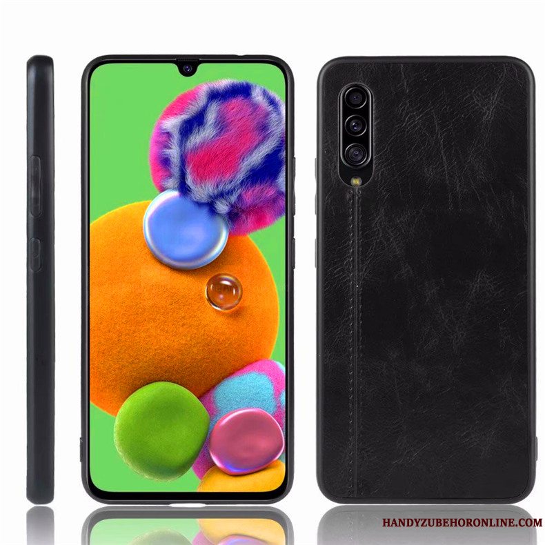 Etui Samsung Galaxy A90 5g Kreativ Anti-fald Gul, Cover Samsung Galaxy A90 5g Beskyttelse Telefonsimple