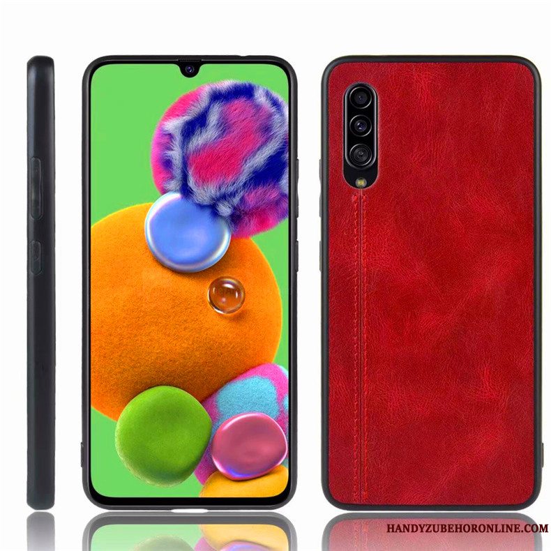 Etui Samsung Galaxy A90 5g Kreativ Anti-fald Gul, Cover Samsung Galaxy A90 5g Beskyttelse Telefonsimple