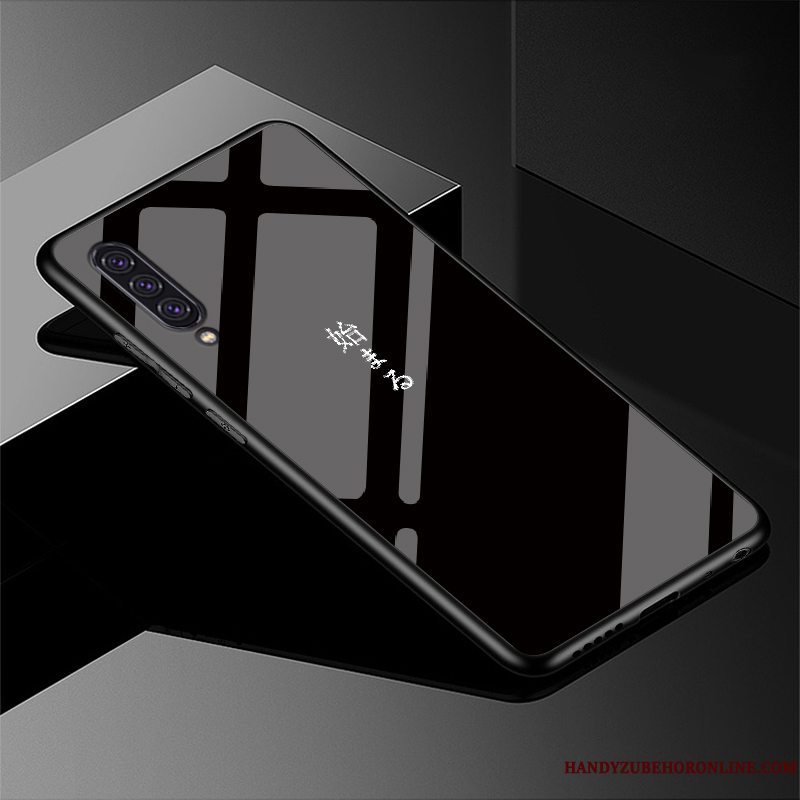 Etui Samsung Galaxy A90 5g Tasker Anti-fald Sort, Cover Samsung Galaxy A90 5g Silikone Simple Af Personlighed