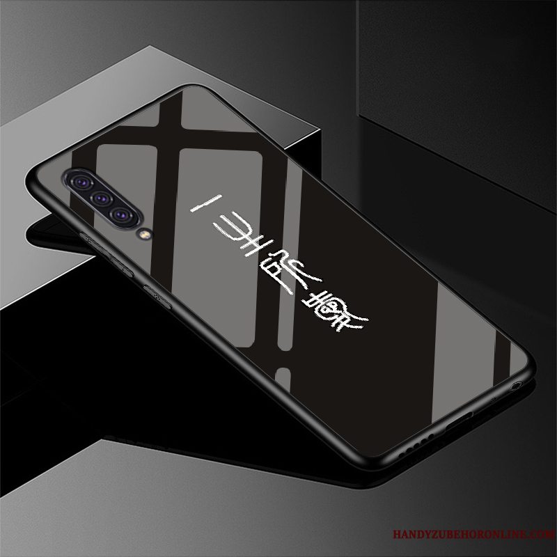 Etui Samsung Galaxy A90 5g Tasker Anti-fald Sort, Cover Samsung Galaxy A90 5g Silikone Simple Af Personlighed
