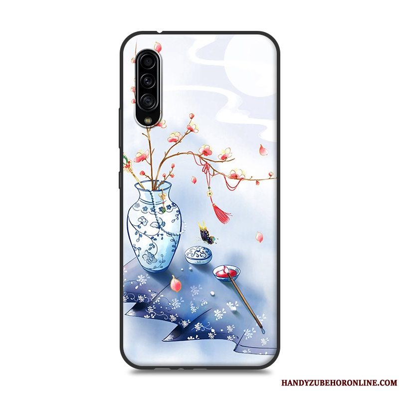 Etui Samsung Galaxy A90 5g Tasker Anti-fald Vind, Cover Samsung Galaxy A90 5g Hvid Telefon