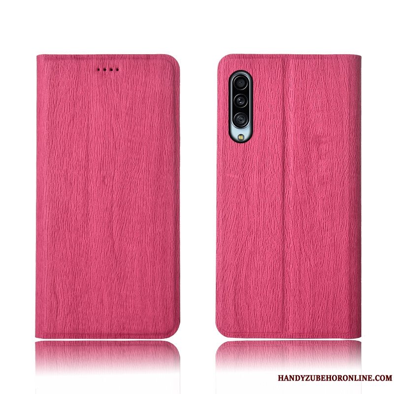 Etui Samsung Galaxy A90 5g Tasker Ny Anti-fald, Cover Samsung Galaxy A90 5g Læder Tree Mønster