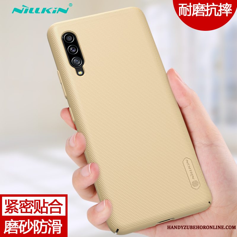 Etui Samsung Galaxy A90 5g Tasker Telefonrød, Cover Samsung Galaxy A90 5g Beskyttelse Guld Anti-fald