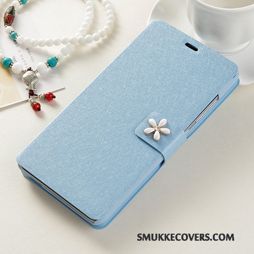 Etui Samsung Galaxy J3 2016 Beskyttelse Trend Lyseblå, Cover Samsung Galaxy J3 2016 Læder