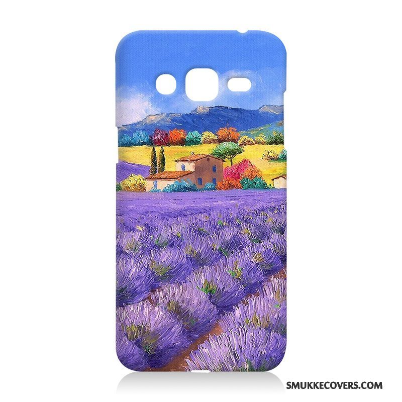 Etui Samsung Galaxy J3 2016 Blød Hård Blå, Cover Samsung Galaxy J3 2016 Silikone Telefonanti-fald