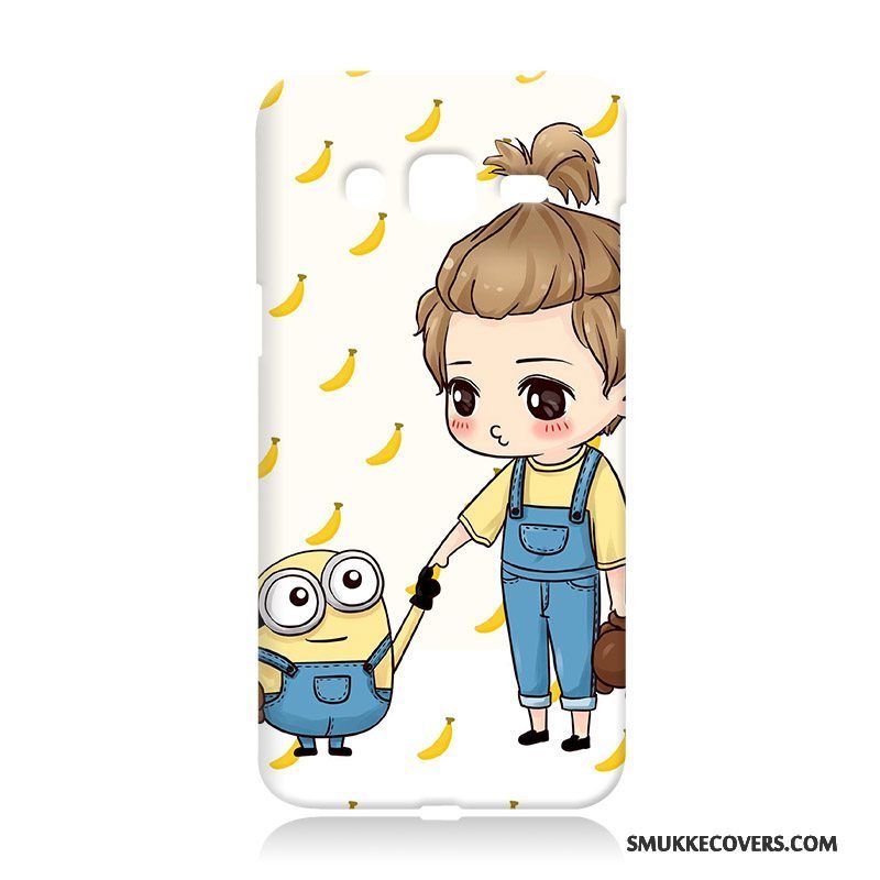 Etui Samsung Galaxy J3 2016 Blød Trend Hvid, Cover Samsung Galaxy J3 2016 Cartoon Hård Telefon