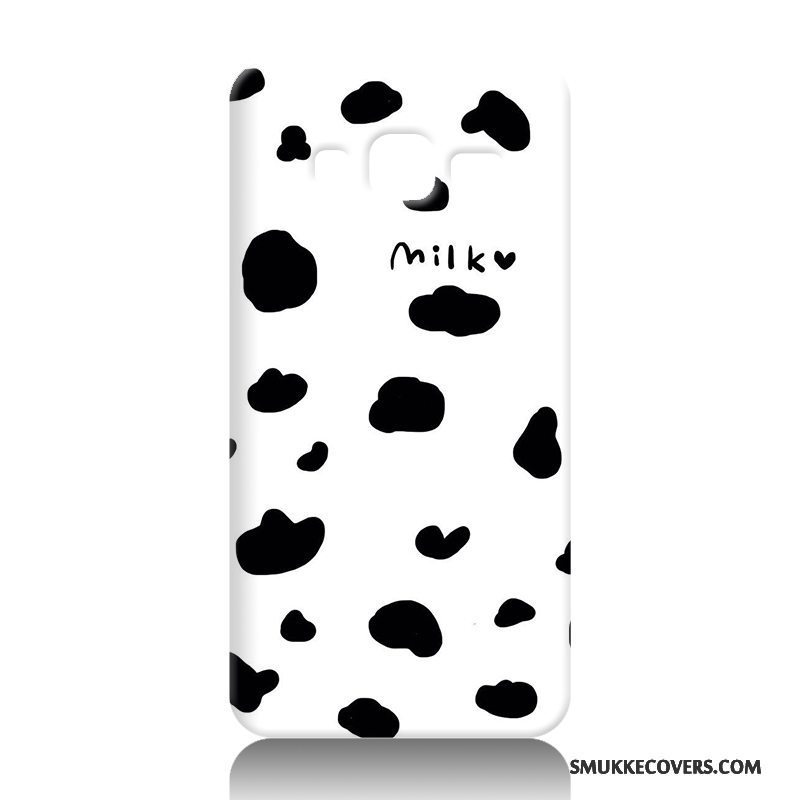 Etui Samsung Galaxy J3 2016 Blød Trend Hvid, Cover Samsung Galaxy J3 2016 Cartoon Hård Telefon