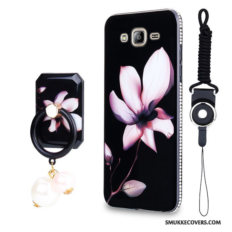 Etui Samsung Galaxy J3 2016 Tasker Anti-fald Telefon, Cover Samsung Galaxy J3 2016 Kreativ Hængende Ornamenter Af Personlighed