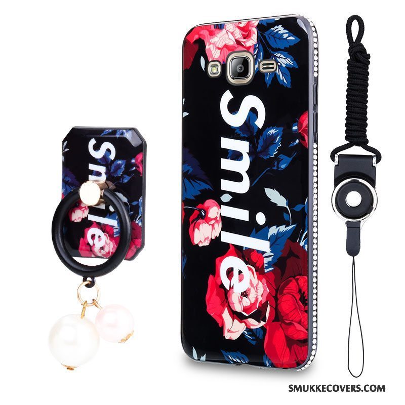 Etui Samsung Galaxy J3 2016 Tasker Anti-fald Telefon, Cover Samsung Galaxy J3 2016 Kreativ Hængende Ornamenter Af Personlighed