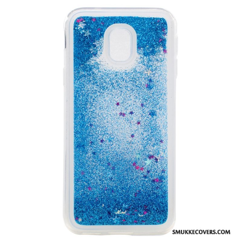 Etui Samsung Galaxy J3 2017 Beskyttelse Telefonquicksand, Cover Samsung Galaxy J3 2017 Tasker Blå Anti-fald