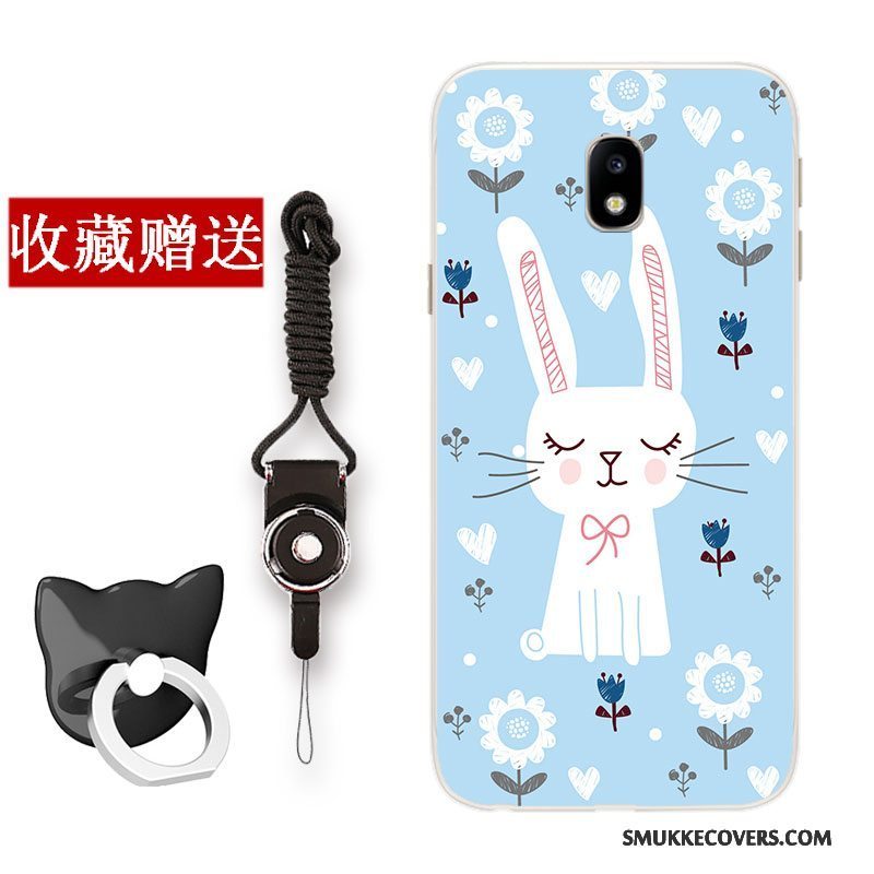 Etui Samsung Galaxy J3 2017 Blød Grøn Lille Sektion, Cover Samsung Galaxy J3 2017 Cartoon Telefonfrisk