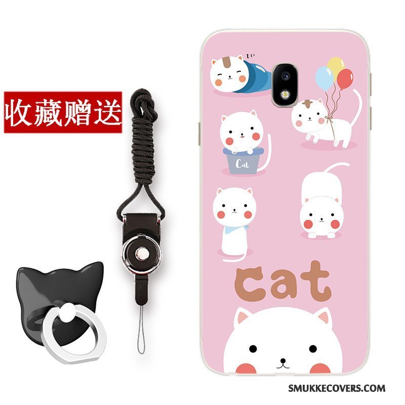 Etui Samsung Galaxy J3 2017 Blød Grøn Lille Sektion, Cover Samsung Galaxy J3 2017 Cartoon Telefonfrisk