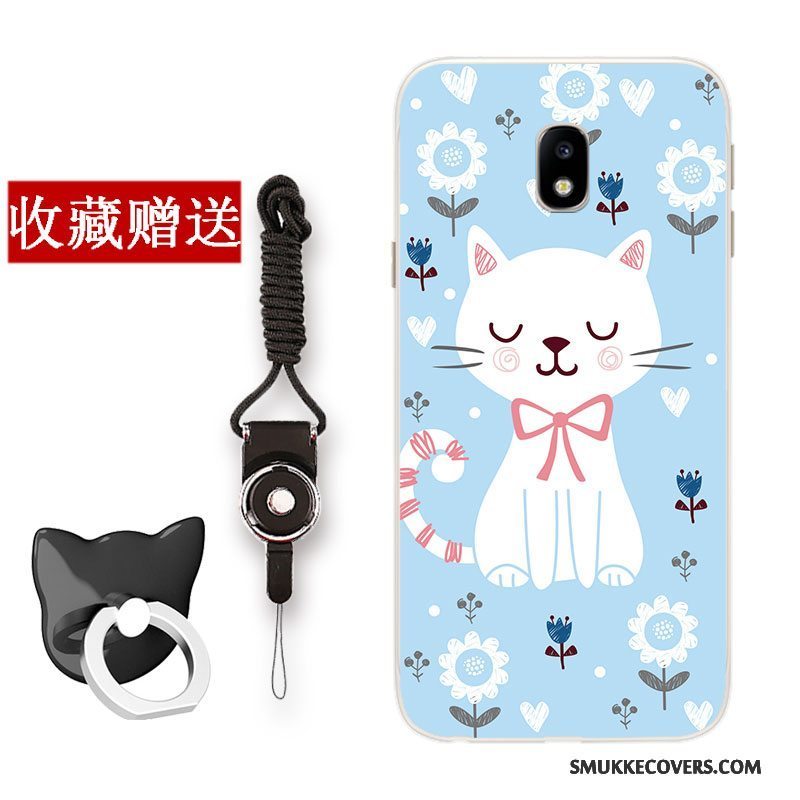 Etui Samsung Galaxy J3 2017 Blød Grøn Lille Sektion, Cover Samsung Galaxy J3 2017 Cartoon Telefonfrisk