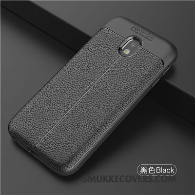 Etui Samsung Galaxy J3 2017 Blød Telefonmønster, Cover Samsung Galaxy J3 2017 Læder Blå Anti-fald