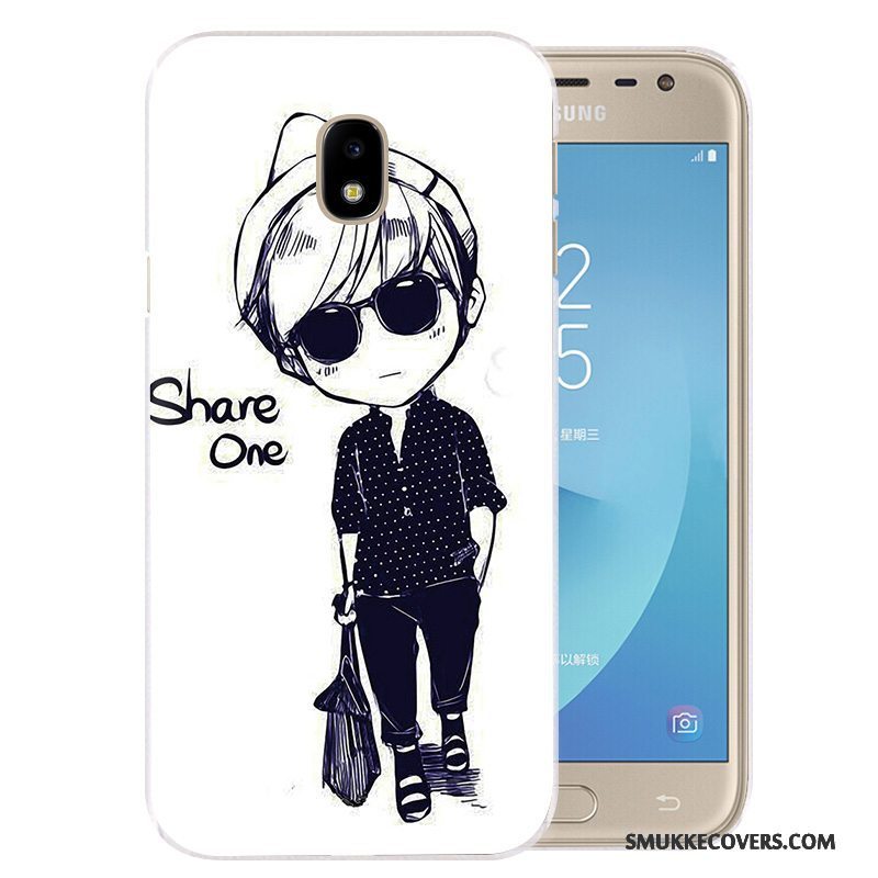 Etui Samsung Galaxy J3 2017 Tasker Anti-fald Telefon, Cover Samsung Galaxy J3 2017 Cartoon Af Personlighed Lilla