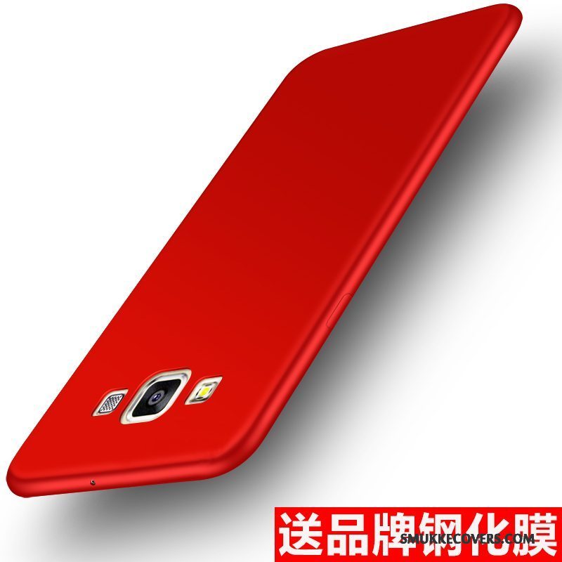 Etui Samsung Galaxy J5 2015 Beskyttelse Anti-fald Rød, Cover Samsung Galaxy J5 2015 Silikone Telefonnubuck